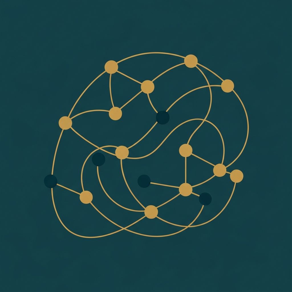 Biological energy pathways illustration